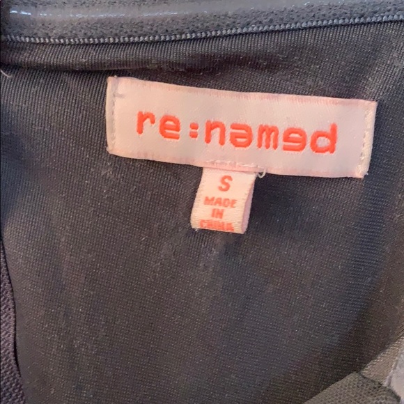 Re:Named Blue Velvet Off The Shoulder Dress - Picture 4 of 4